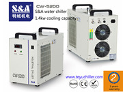  S&A CW-5200 water chiller to cool turbomolecular pump